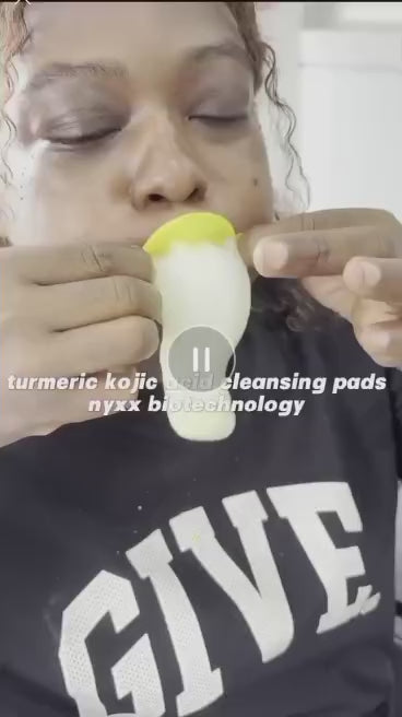 Pads Exfoliants Visage Curcuma & Acide Kojique – Anti-Acné et Anti-Taches Éclaircissants